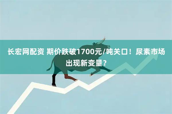 长宏网配资 期价跌破1700元/吨关口！尿素市场出现新变量？